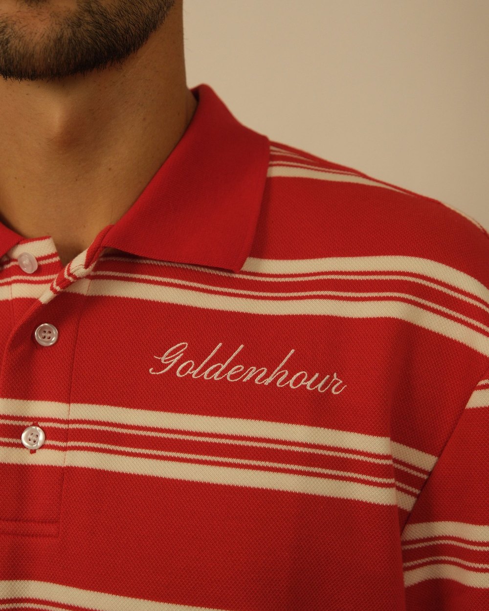 Golden Hour Stripe Pique Polo · view 5 of 5
