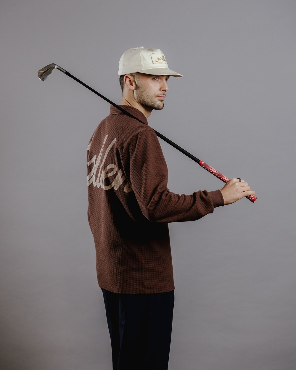 Golden Hour Clubhouse Waffle Polo · view 3 of 4