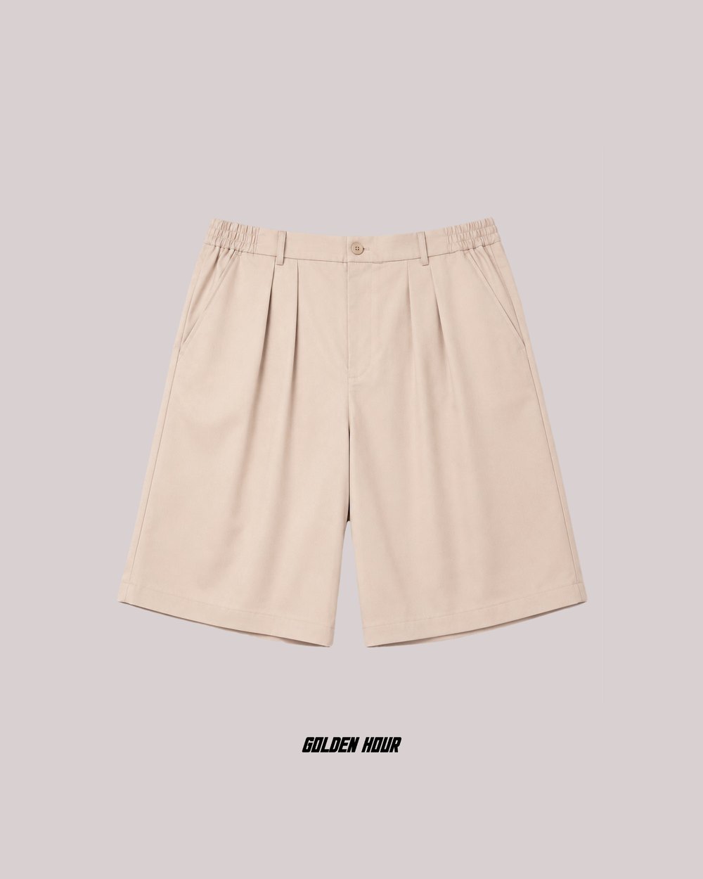 Golden Hour Double Pleated Shorts · view 1 of 5