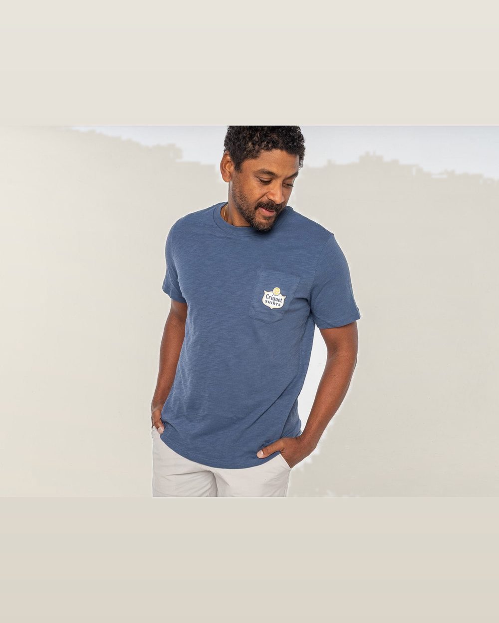 Criquet Slub Graphic Tee, Lions Badge &middot; view 1 of 4