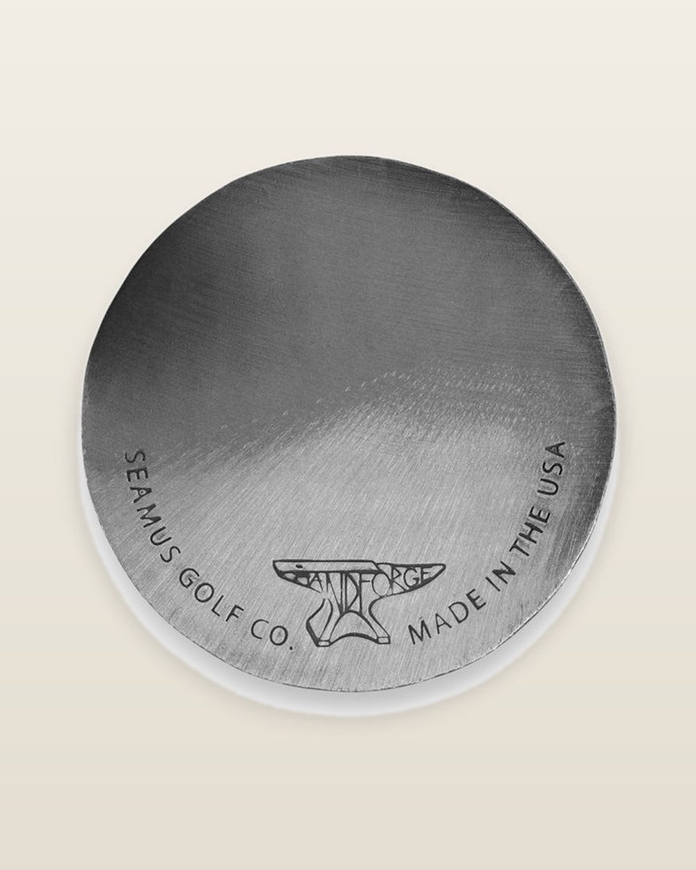 Seamus Golf Hand Forged Mesh Dimple Ball Marker, Steel &middot; view 2 of 2