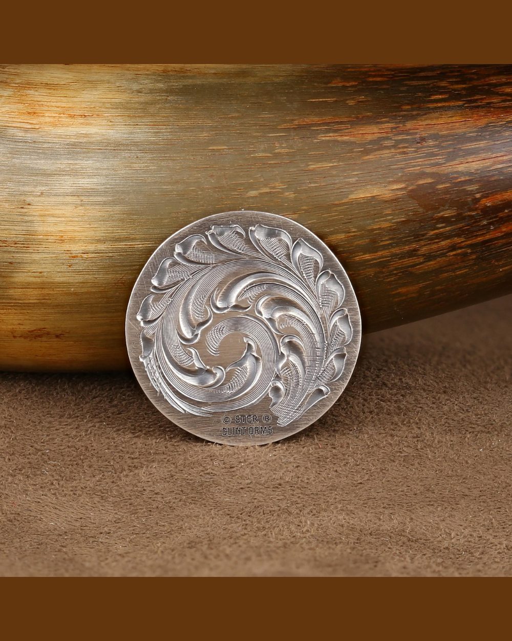 Clint Orms Ball Marker 1801, Sterling Silver Texas Flag &middot; view 2 of 2