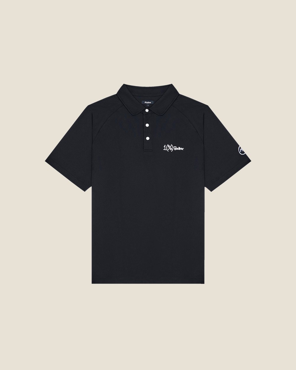 Malbon Golf AK 1% Raglan Sleeve Mesh Polo