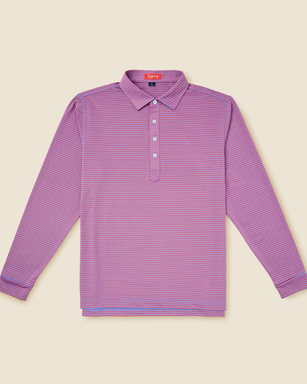 Sugarloaf Social Club The Mini Stripe LS Polo