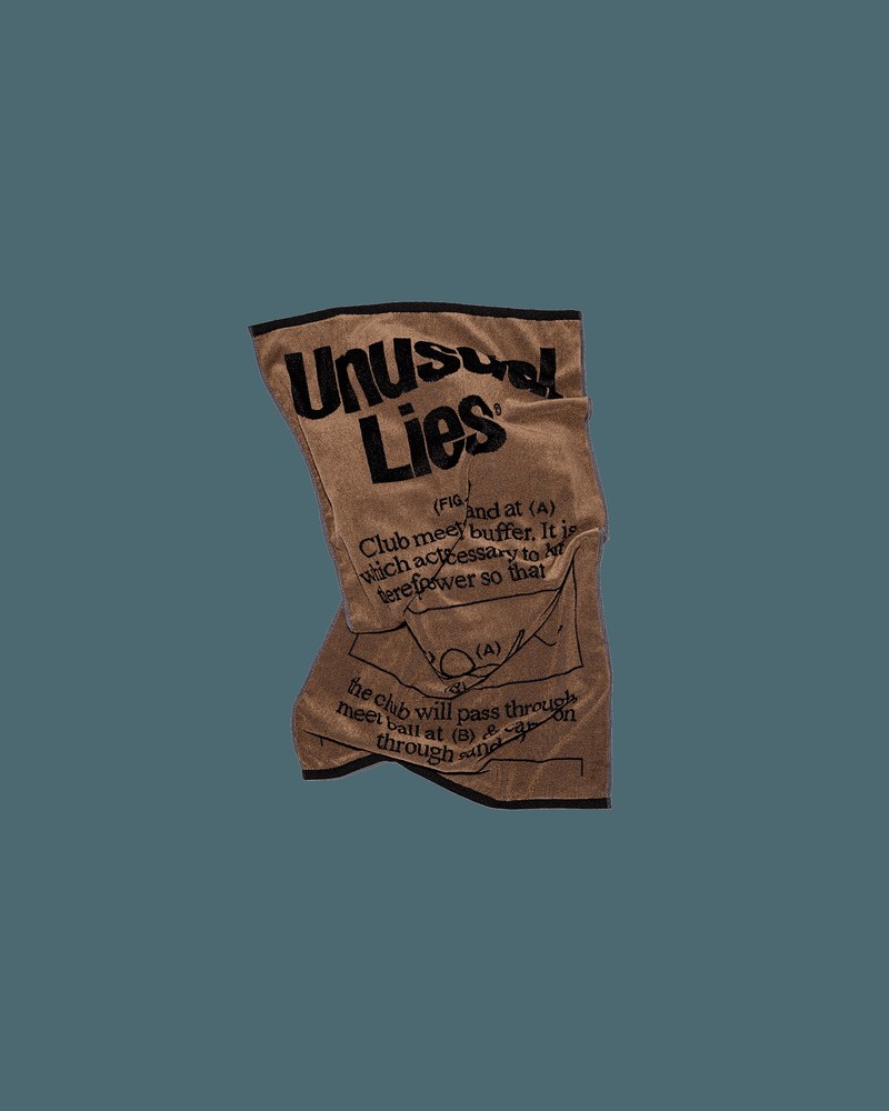 Agronomy Workshop Unusual Lies terry cotton golf towel
