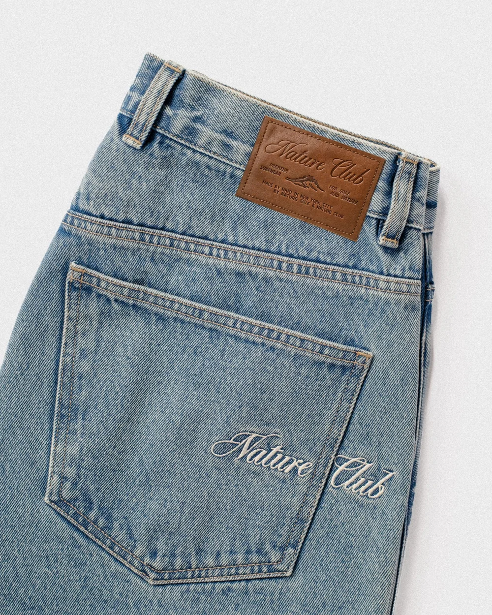 Vintage Wash Barrel Jeans