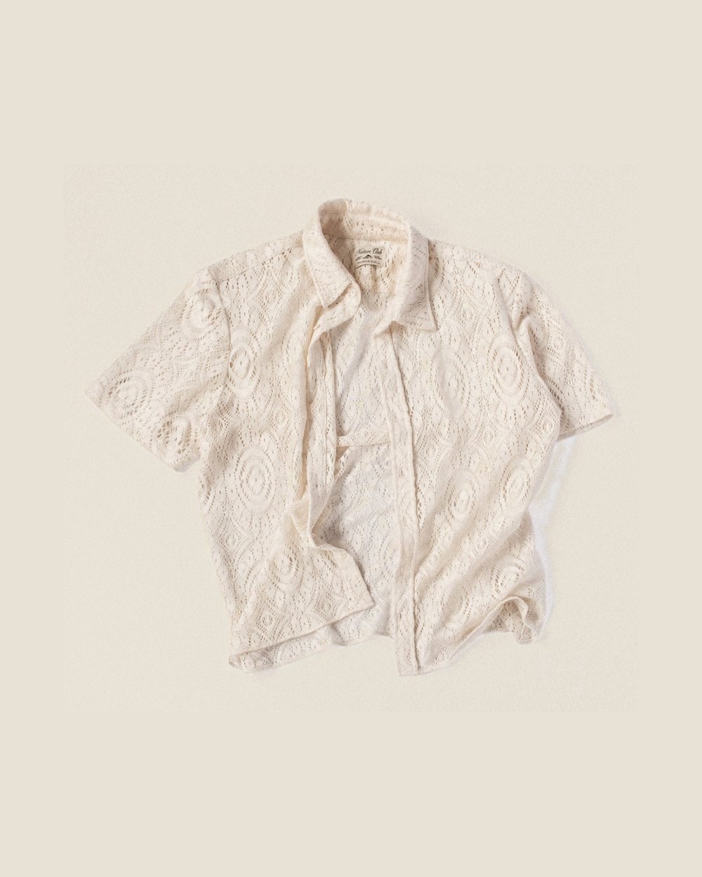 Gumtree Golf & Nature Club Nature Club Deadstock Cotton Lace Shirt &middot; view 1 of 3