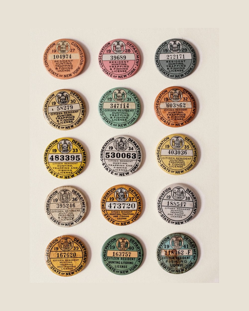 Gumtree Golf & Nature Club Vintage New York State Outdoor License Ball Markers &middot; view 1 of 4