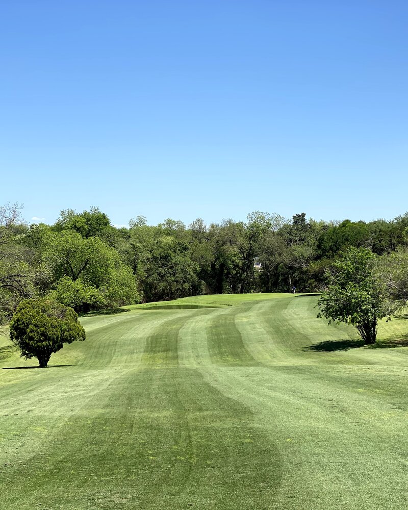 Hancock Golf Course 4th hole fairway, Austin