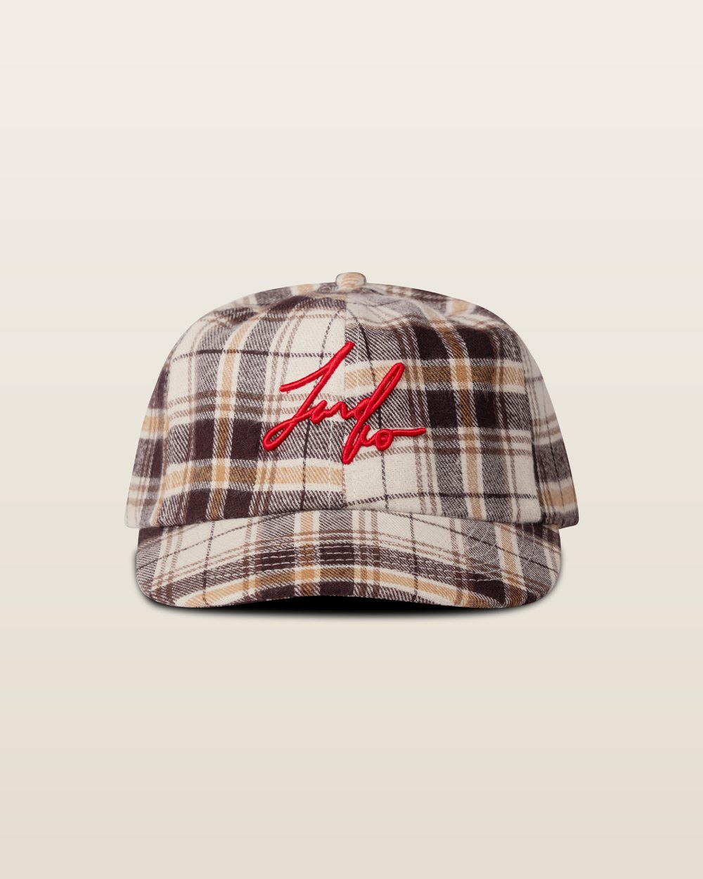 F AND CO. Winter Plaid Cap, Brown · view 1 of 4
