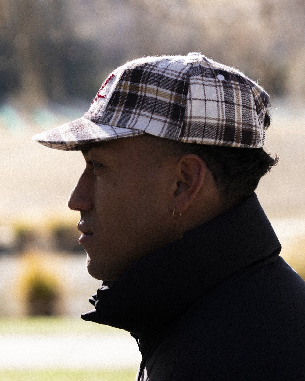 F AND CO. Winter Plaid Cap, Brown · view 4 of 4