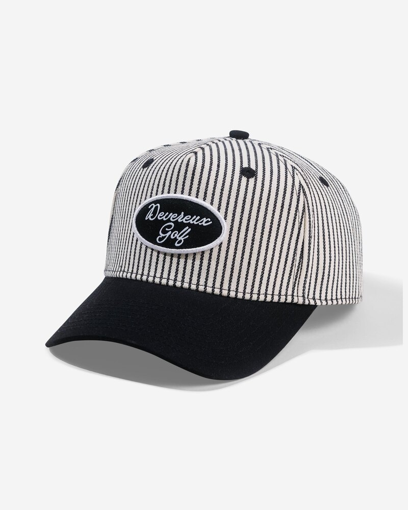Devereux Garage Hat - Black / White golf hat