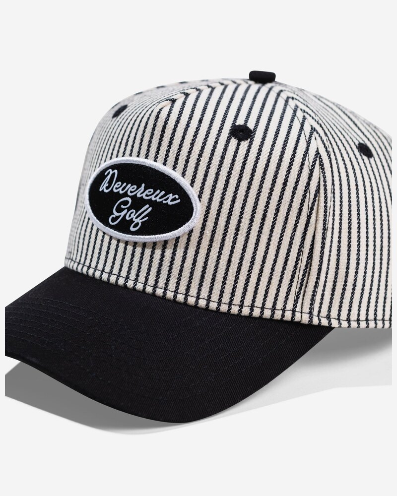 Devereux Garage Hat - Black / White golf hat