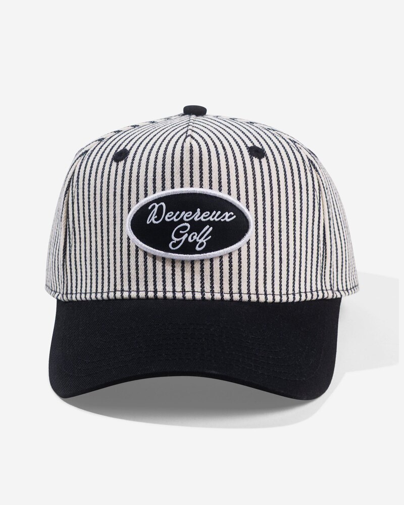 Devereux Garage Hat - Black / White golf hat