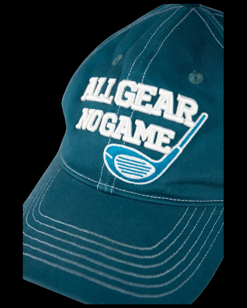 Fella Golf Contrast Stitch Dad Cap - All Gear No Game golf hat