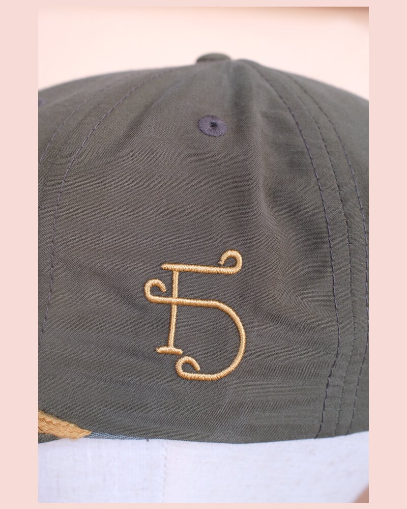 Field Day Sporting Co. Signature Rope Hat - Loden/Gold golf hat