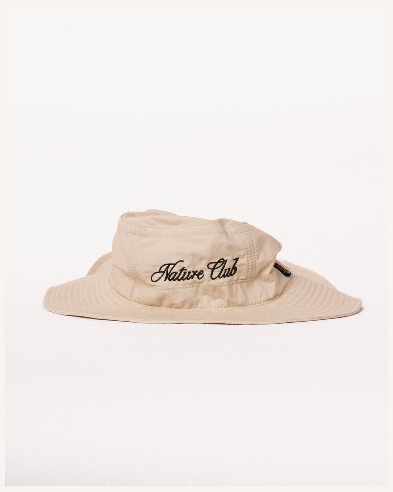 Gumtree Nature Club wide brim fishing hat with neck flap