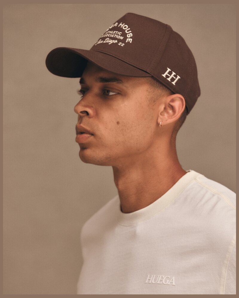 Huega House Athletic Association Hat | Brown golf hat