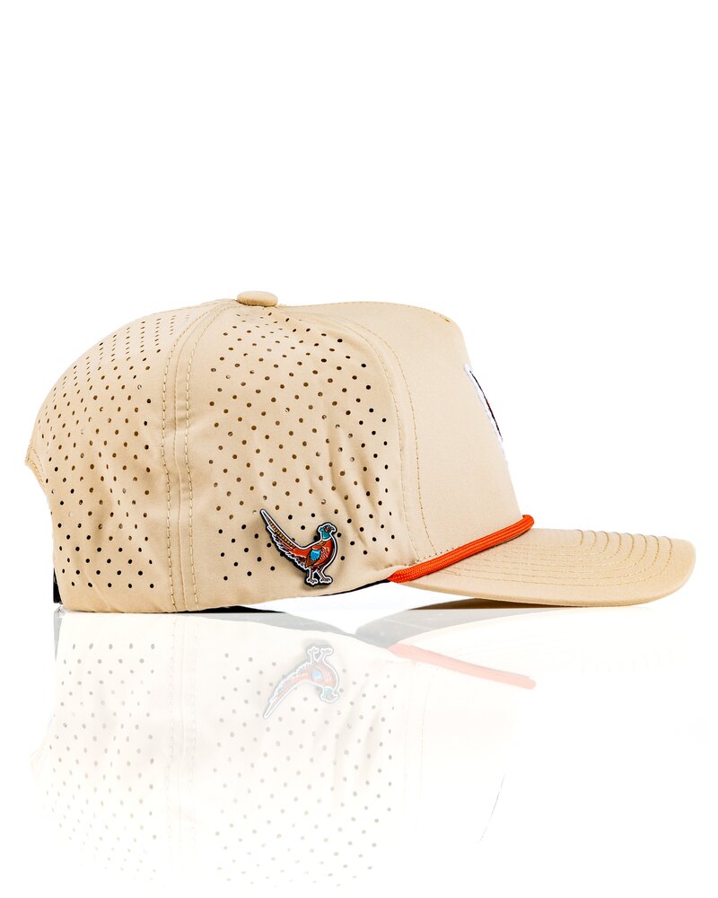 Pins & Aces Perforated Rope Hat - Pheasant golf hat