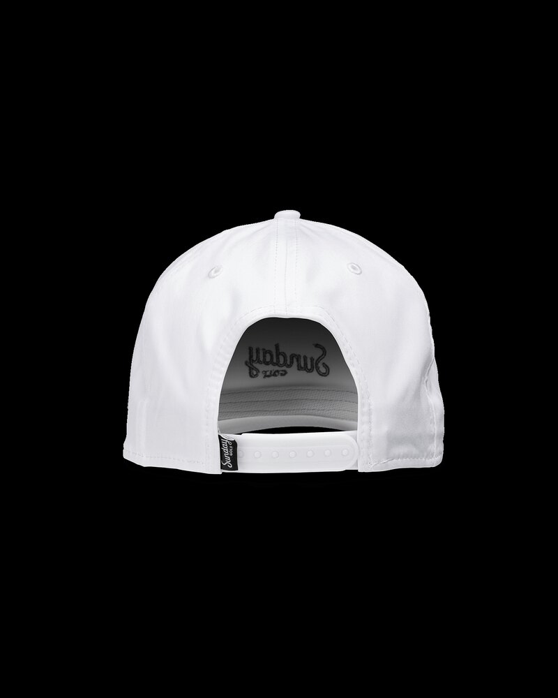Sunday Golf Sunday Golf Rope Hat | White & black golf hat