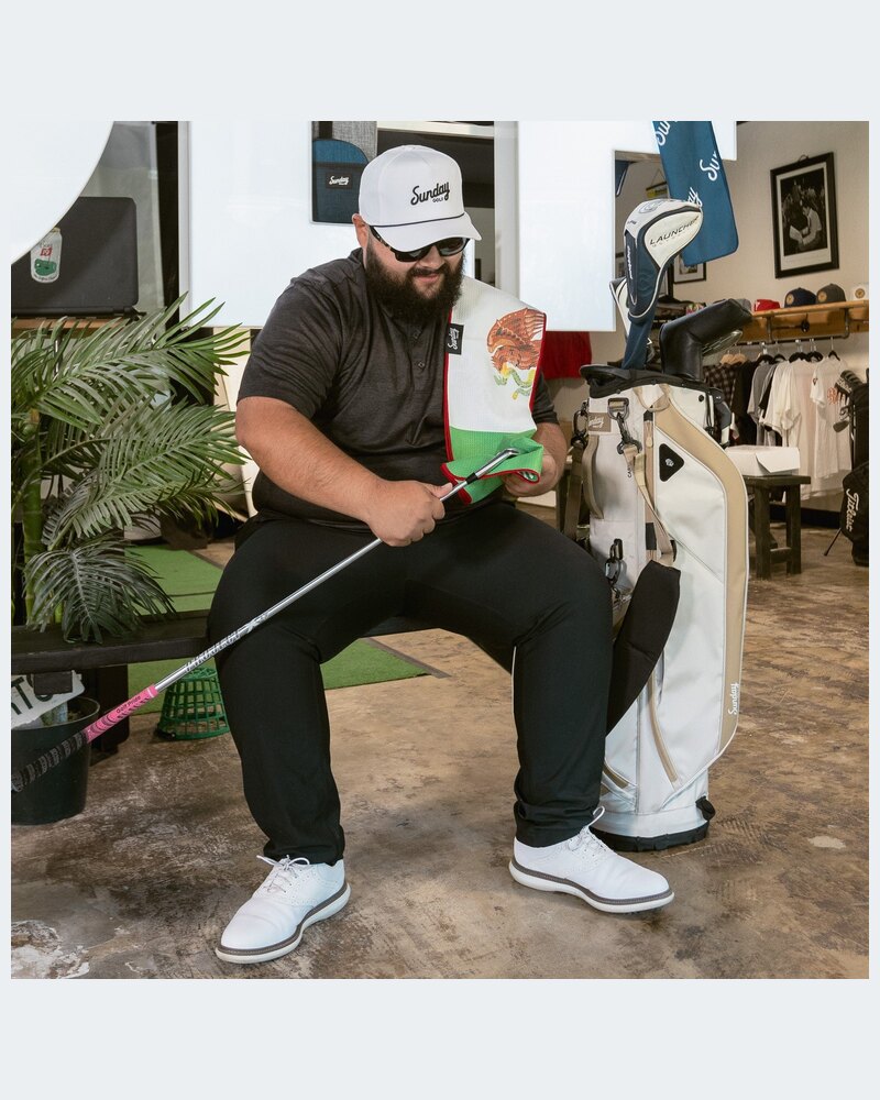 Sunday Golf Sunday Golf Rope Hat | White & black golf hat