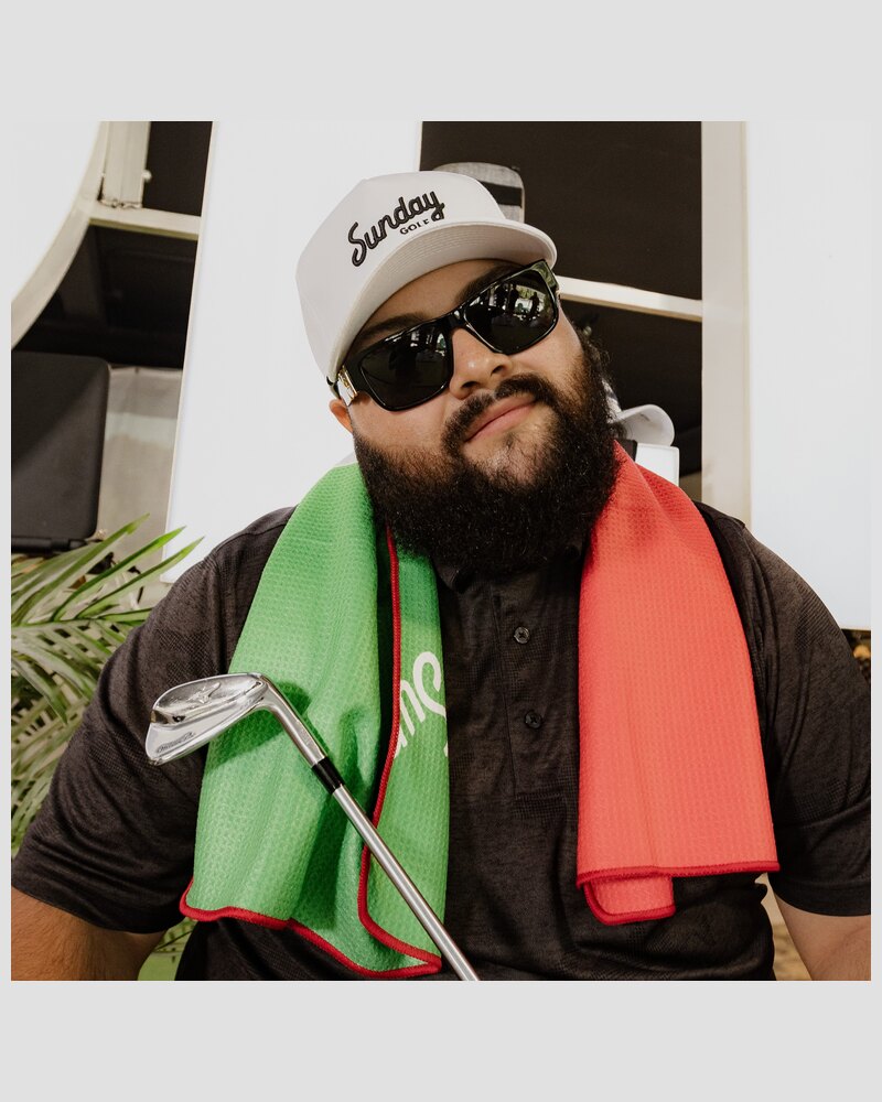 Sunday Golf Sunday Golf Rope Hat | White & black golf hat