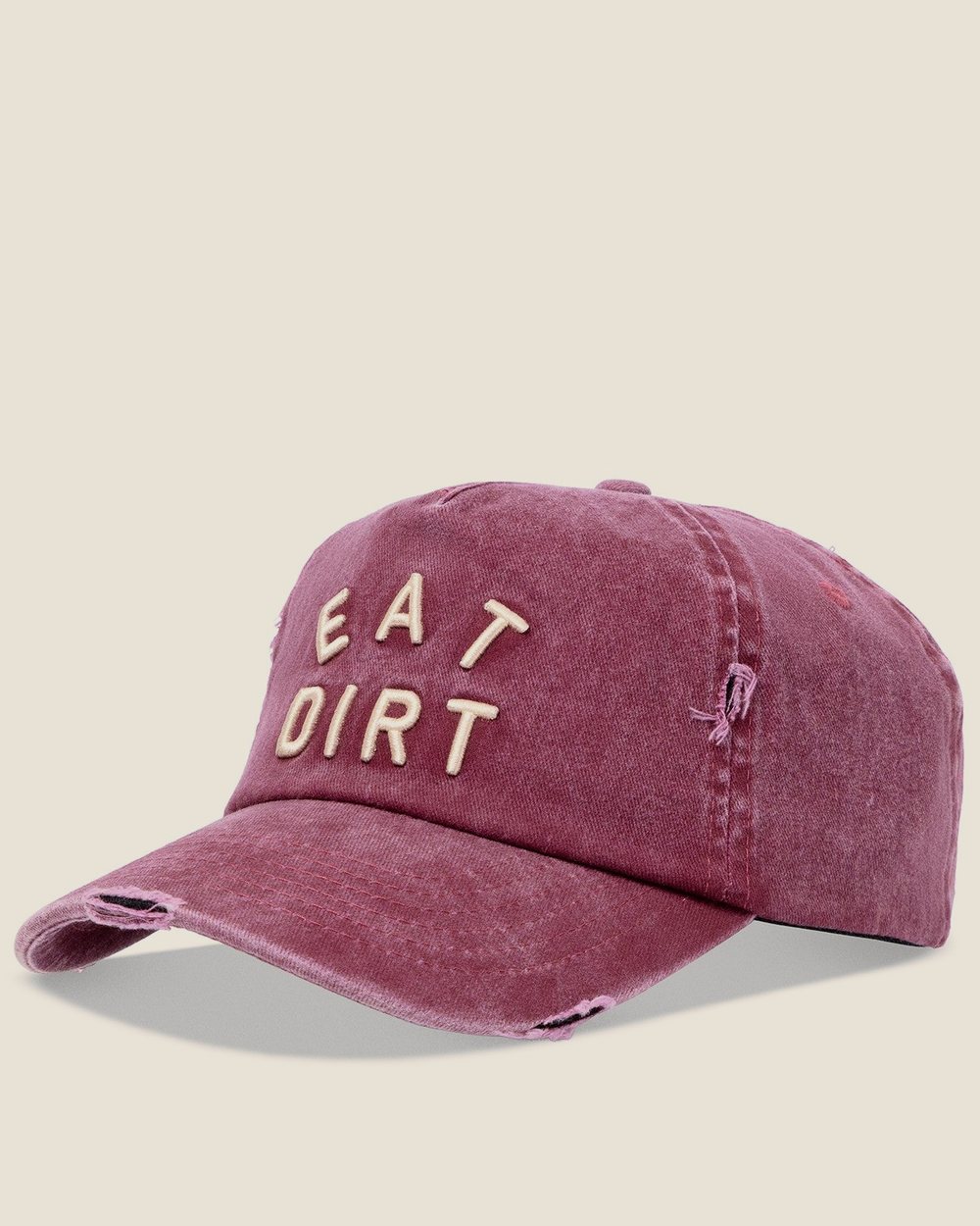 Duke + Dexter Eat Dirt Washed Red Cap · view 4 of 4