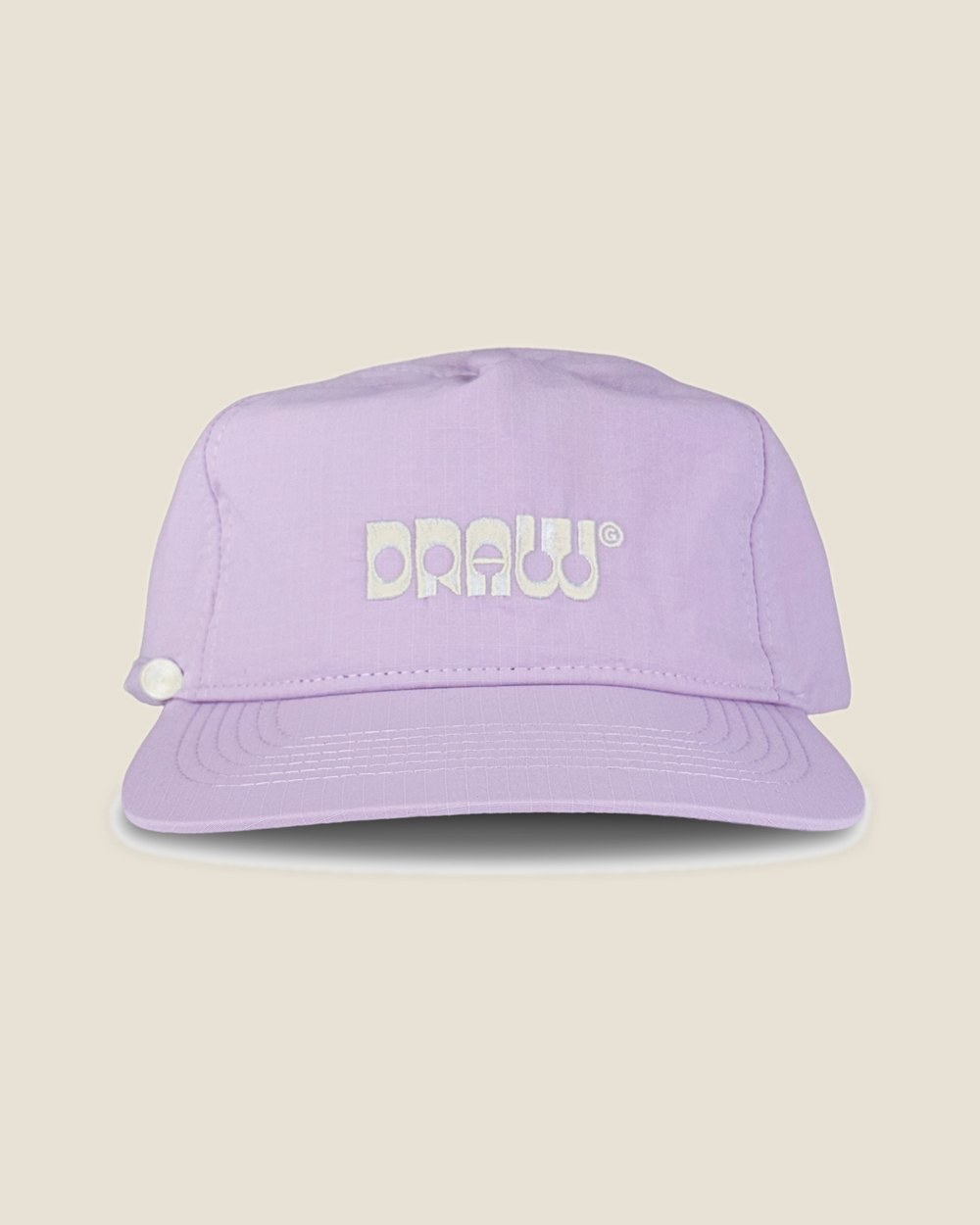 Draw Unstructured Ripstop Cap, 6 colors in lilac