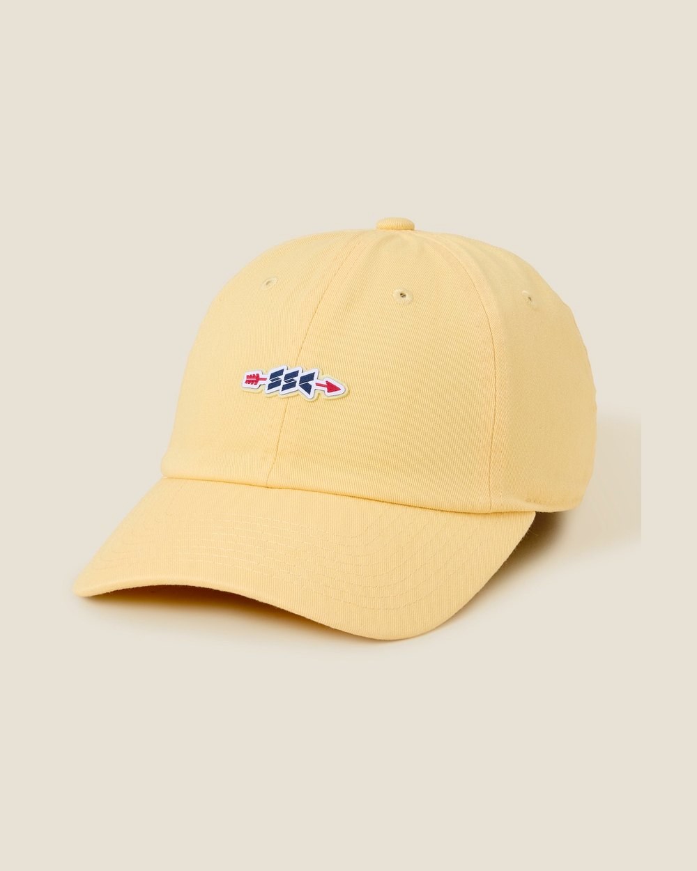 Sugarloaf Social Club SSC Arrow Cotton Cap, 4 colors in lemon ice