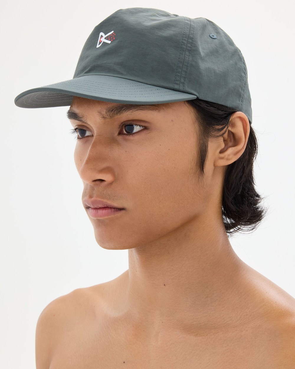 District Vision Paneled Nylon Hat, Cool Sage · view 3 of 4