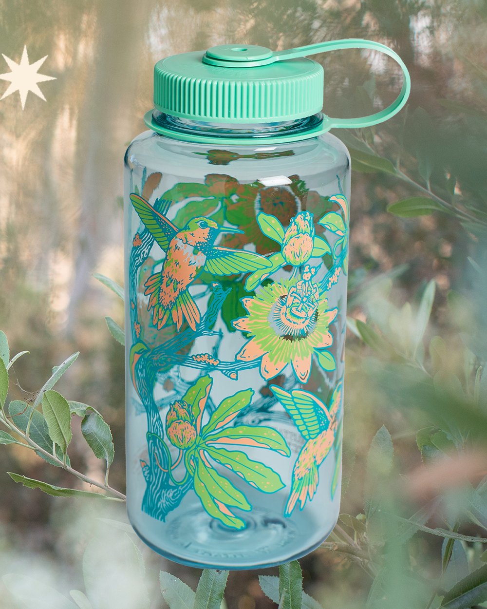 Mustard Beetle Hummingbirds 32oz Nalgene · view 3 of 4