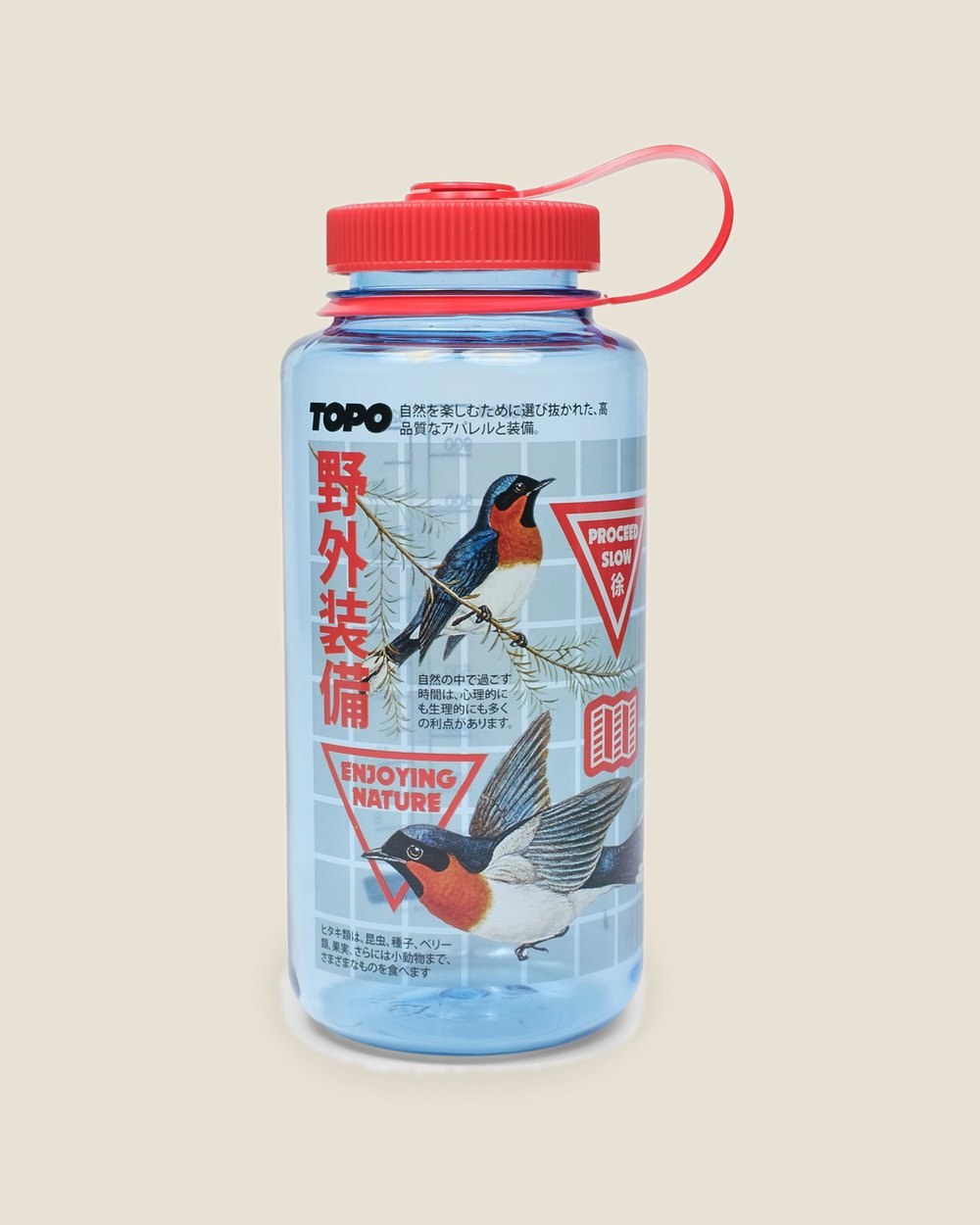 Topo Designs × Pine Printshop Proceed Slow 32oz Nalgene · view 1 of 3