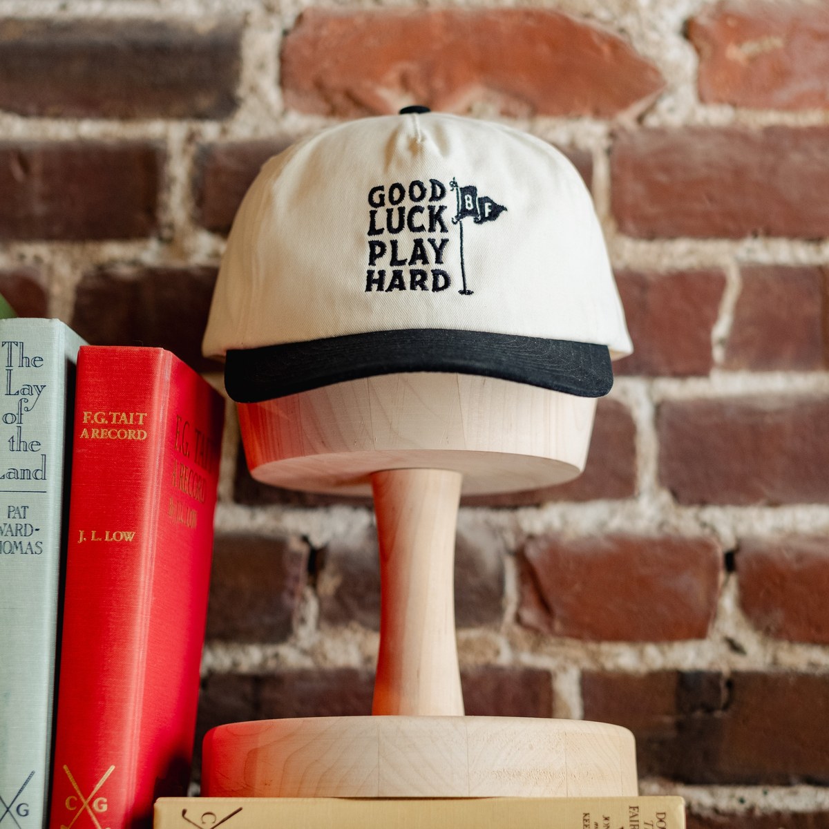 Bluegrass Fairway Good Luck, Play Hard Two-Tone golf hat