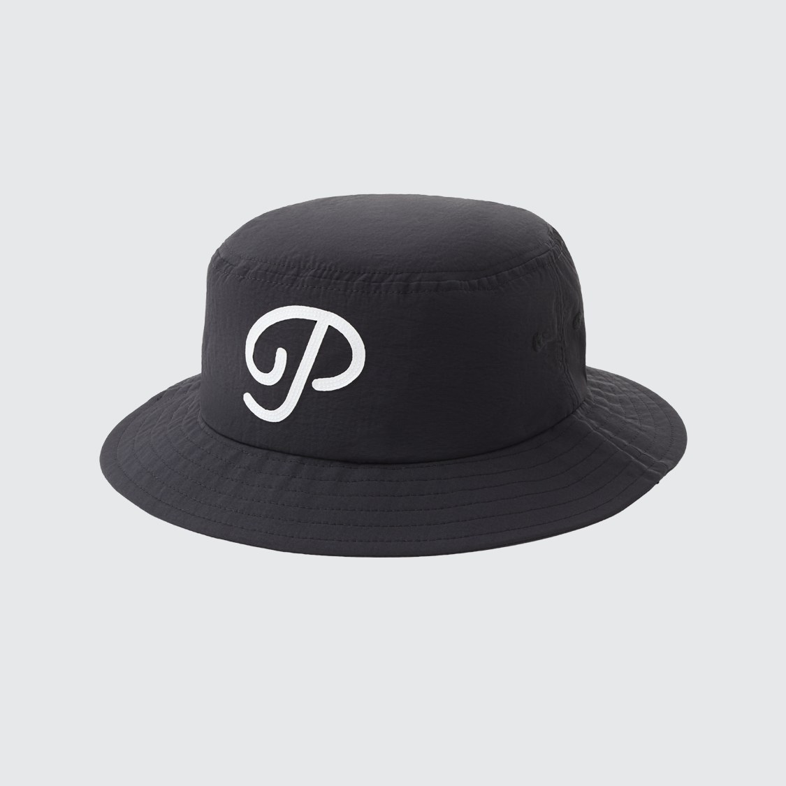 Public Drip “P” Script Nylon Bucket Hat golf hat