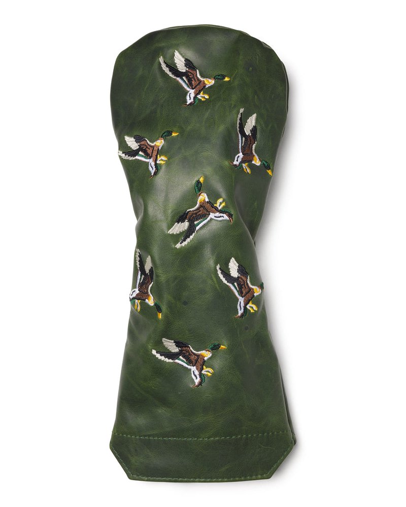 Winston Collection Flying Mallard Ducks Leather Headcover · view 3 of 4