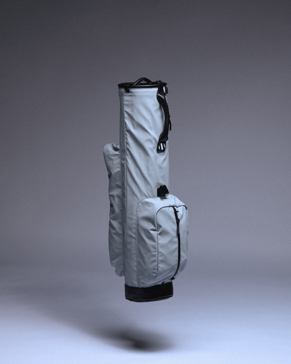 Hiroki &lsquo;FTE&rsquo; Sunday Golf Bag &mdash; Stone Grey &middot; view 2 of 4