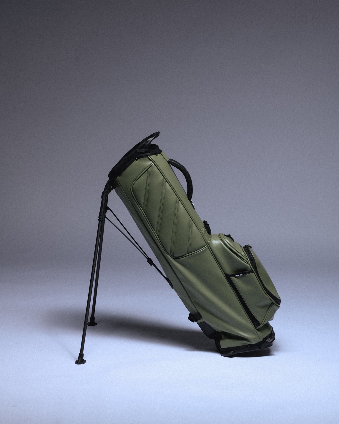 Hiroki Kinloch Stand Bag &mdash; Army Green &middot; view 4 of 4