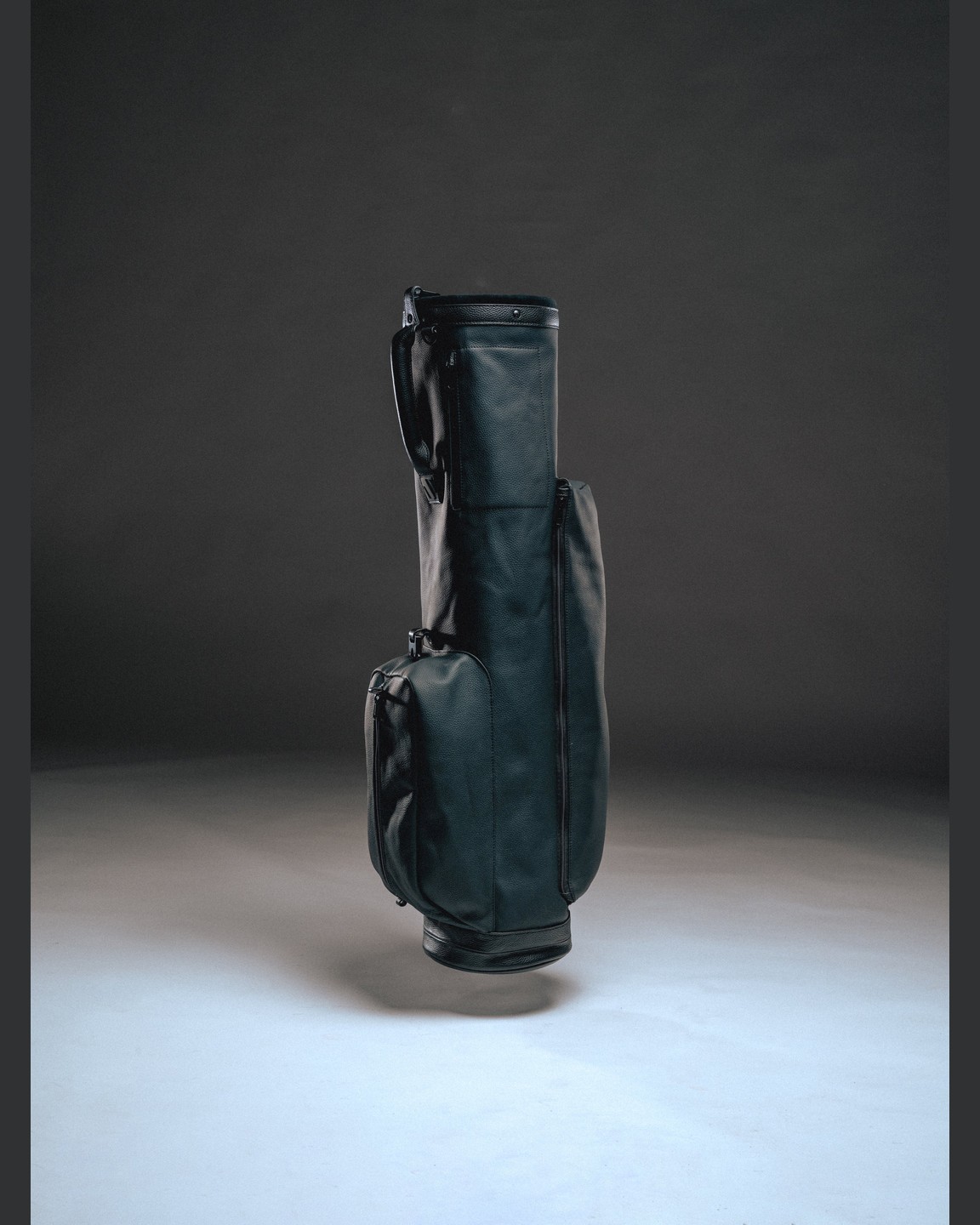 Hiroki Luxury Leather Sunday Bag &mdash; Black &middot; view 3 of 3