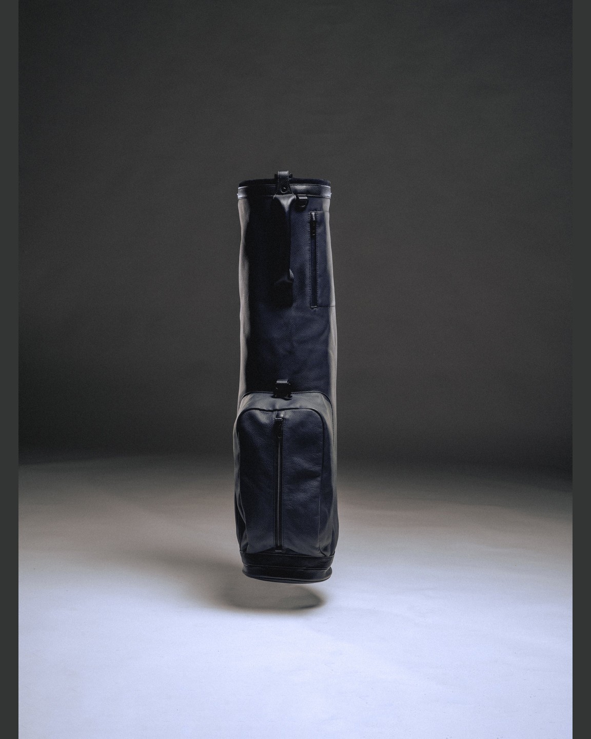 Hiroki Luxury Leather Sunday Bag &mdash; Navy &middot; view 1 of 2