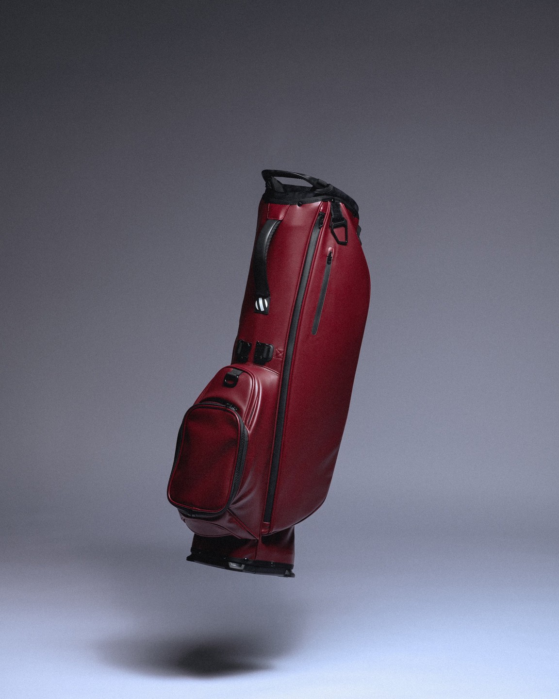 Hiroki Oriental Stand Bag &mdash; Maroon Red &middot; view 2 of 4