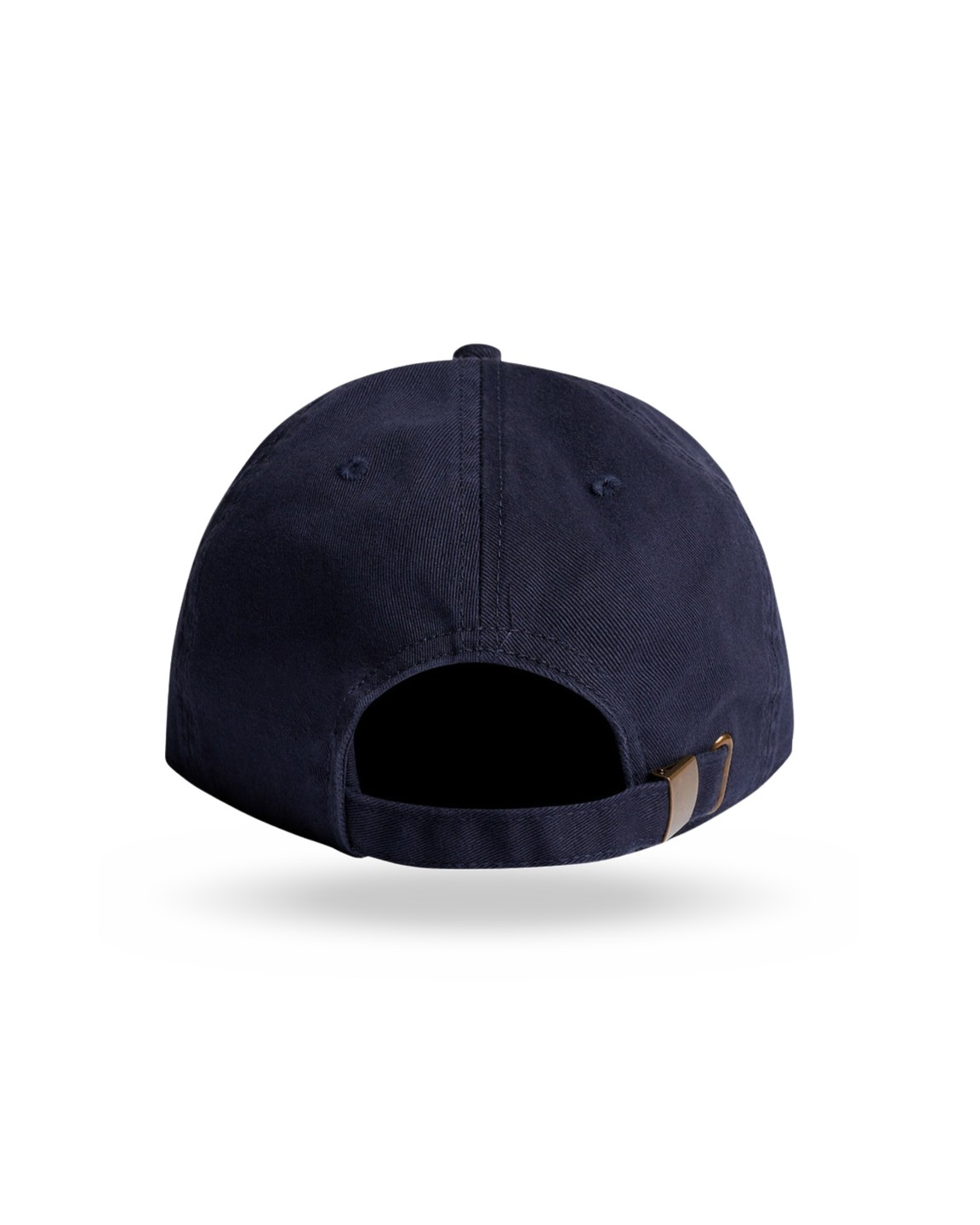 Navy five panel flat peak cap with Always Tinkering Society patch &middot; view 2 of 2