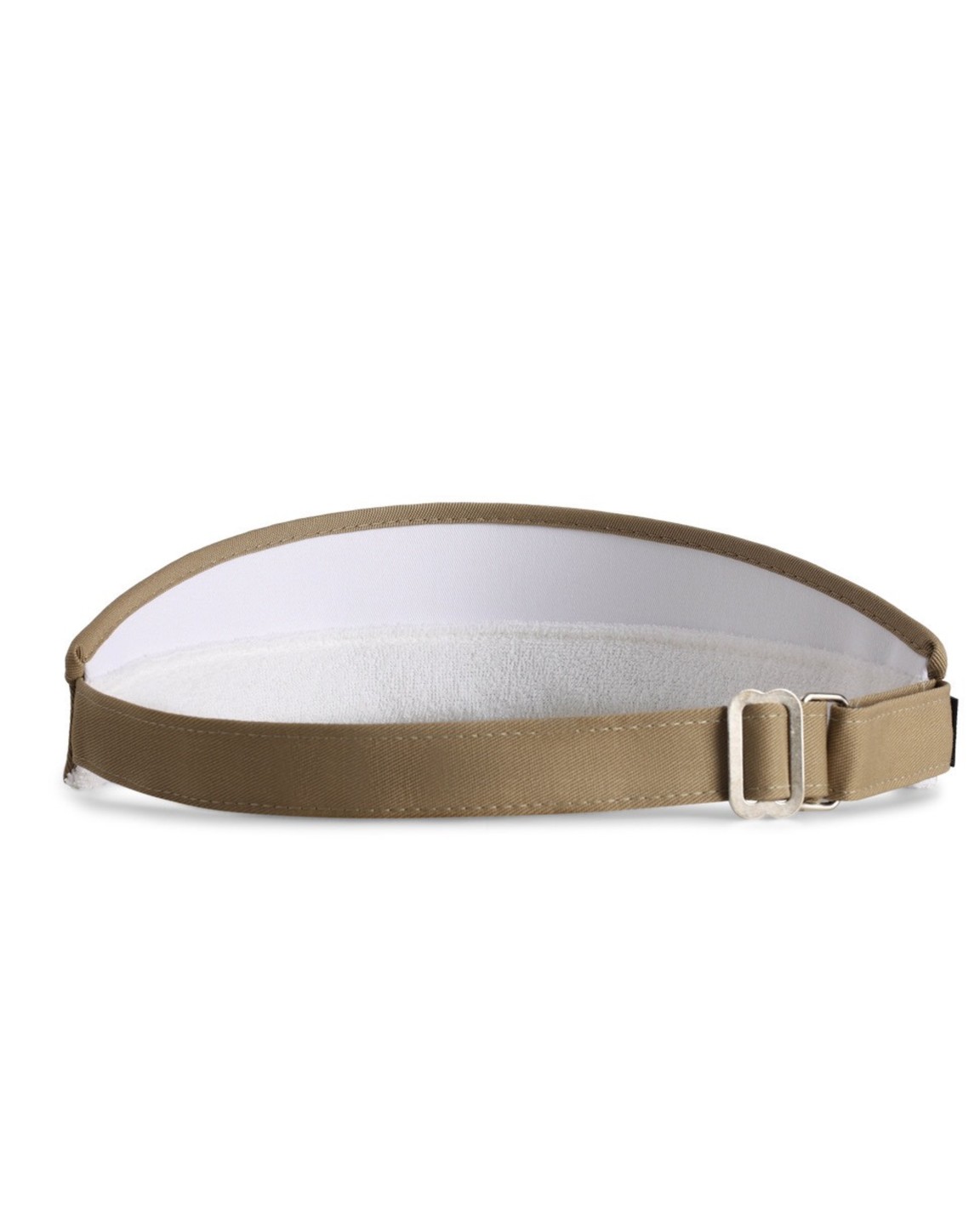 Khaki tour visor with embroidered crest by Hidden Links Society &middot; view 2 of 3