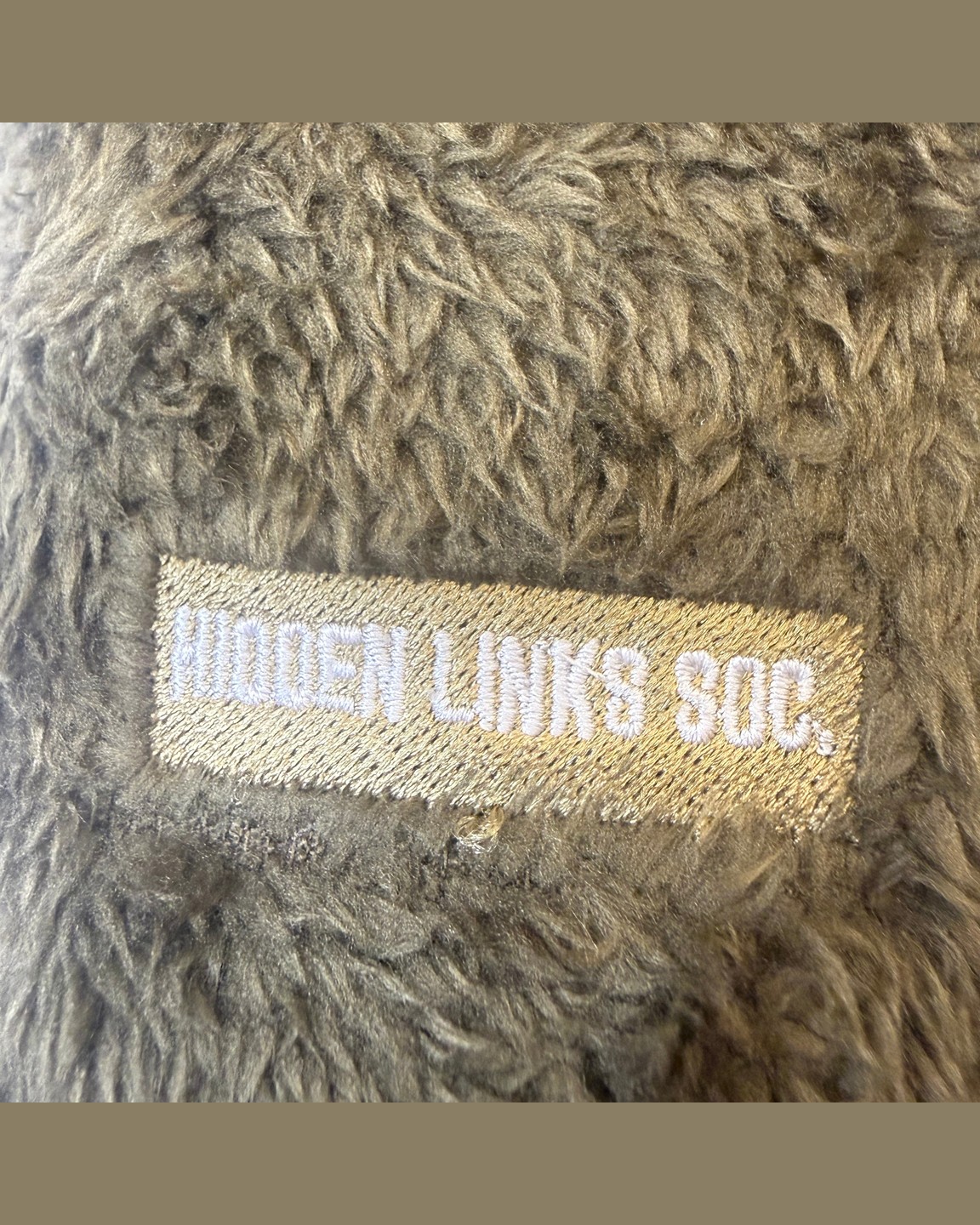 Olive sherpa universal putter cover by Hidden Links Society &middot; view 4 of 4