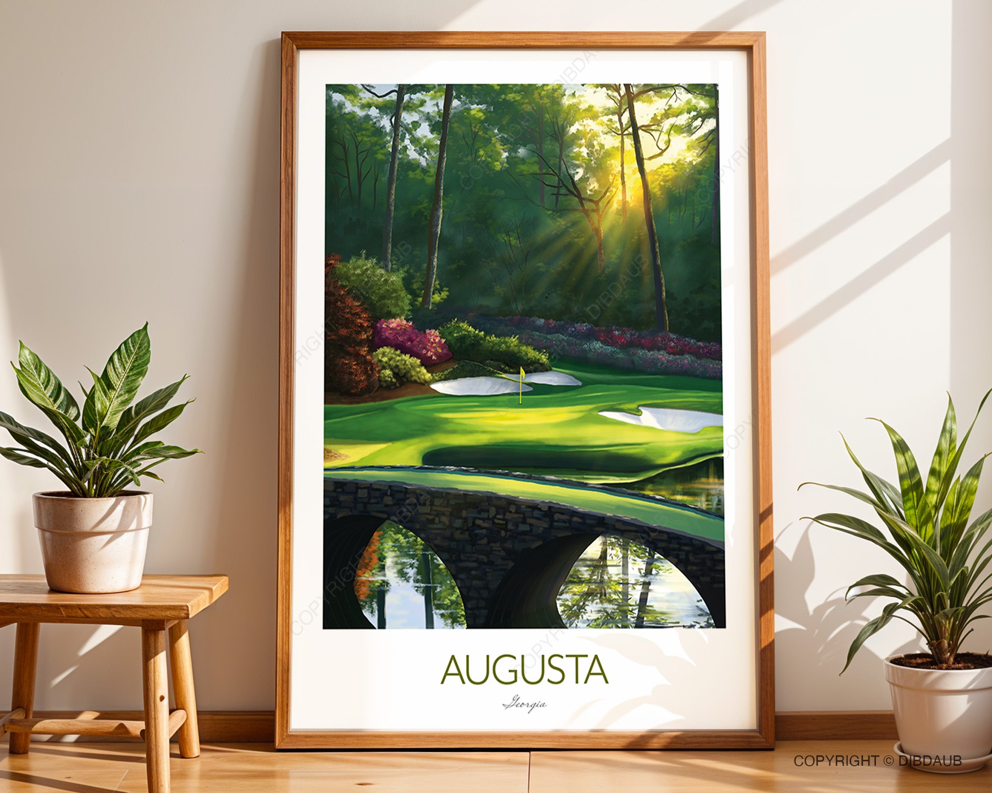 Dibdaub Illustrated Course Art Print