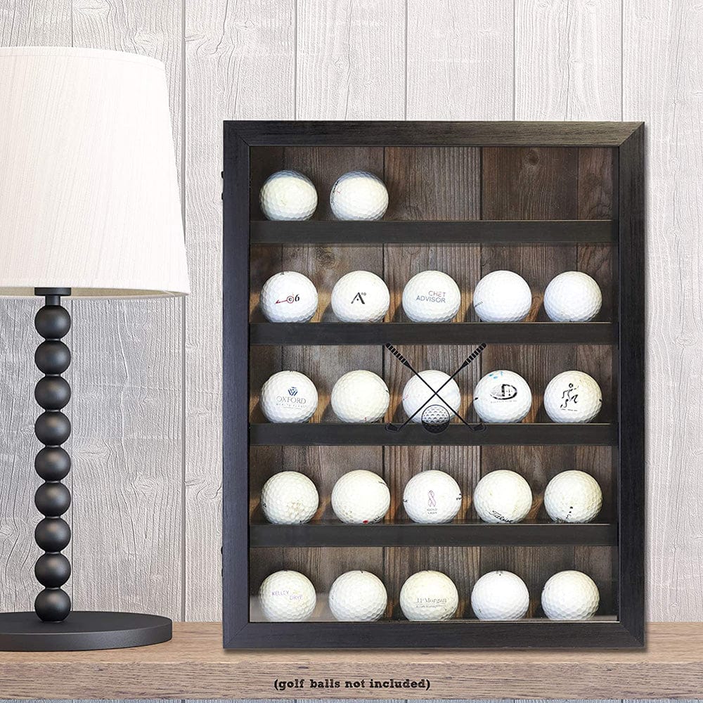 Eureka Golf 25-Ball Shadow Box Display