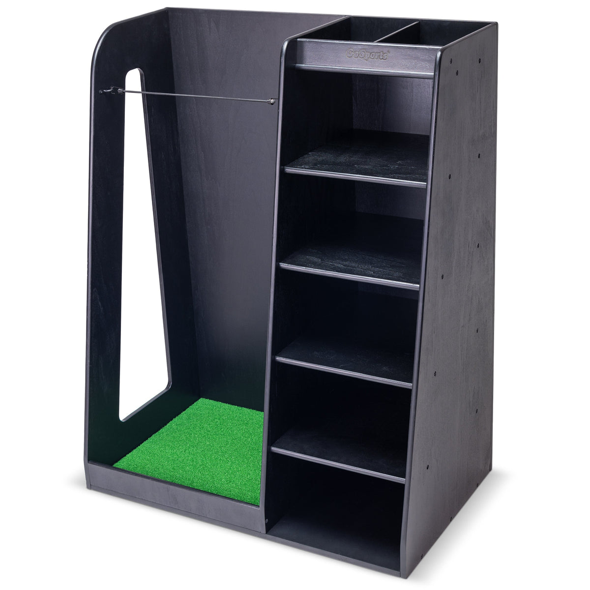 GoSports Premium Wooden Golf Bag Organizer