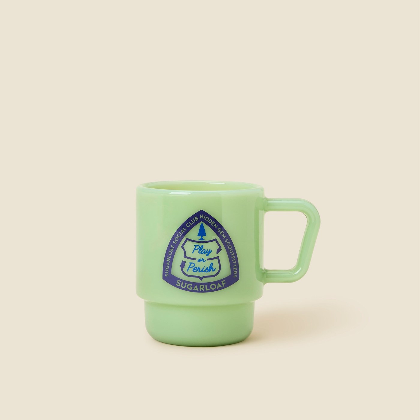 SSC Milk Glass Mugs 2-Pack &middot; view 3 of 4