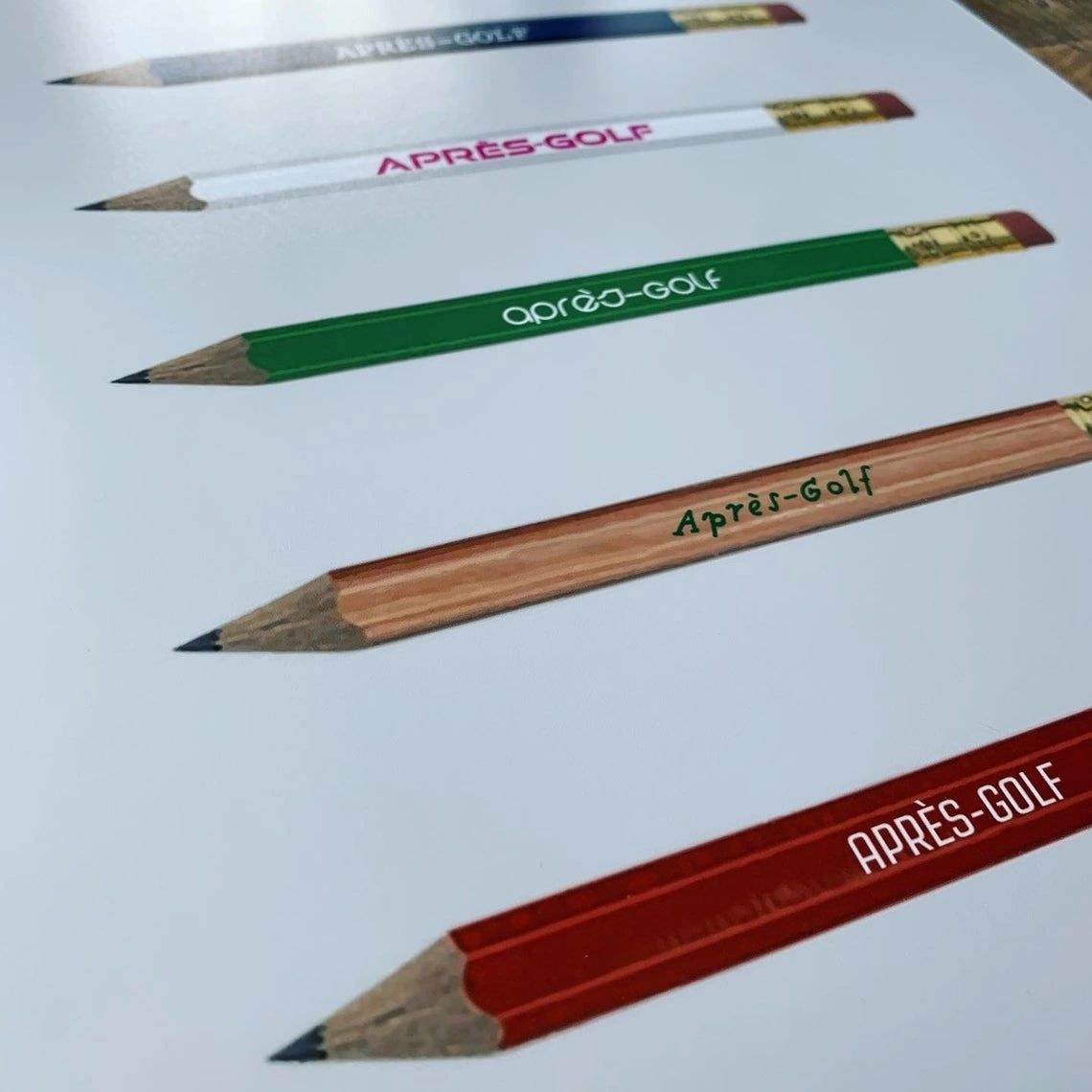 Après-Golf Pencils Poster Art (11"x14") &middot; view 3 of 4