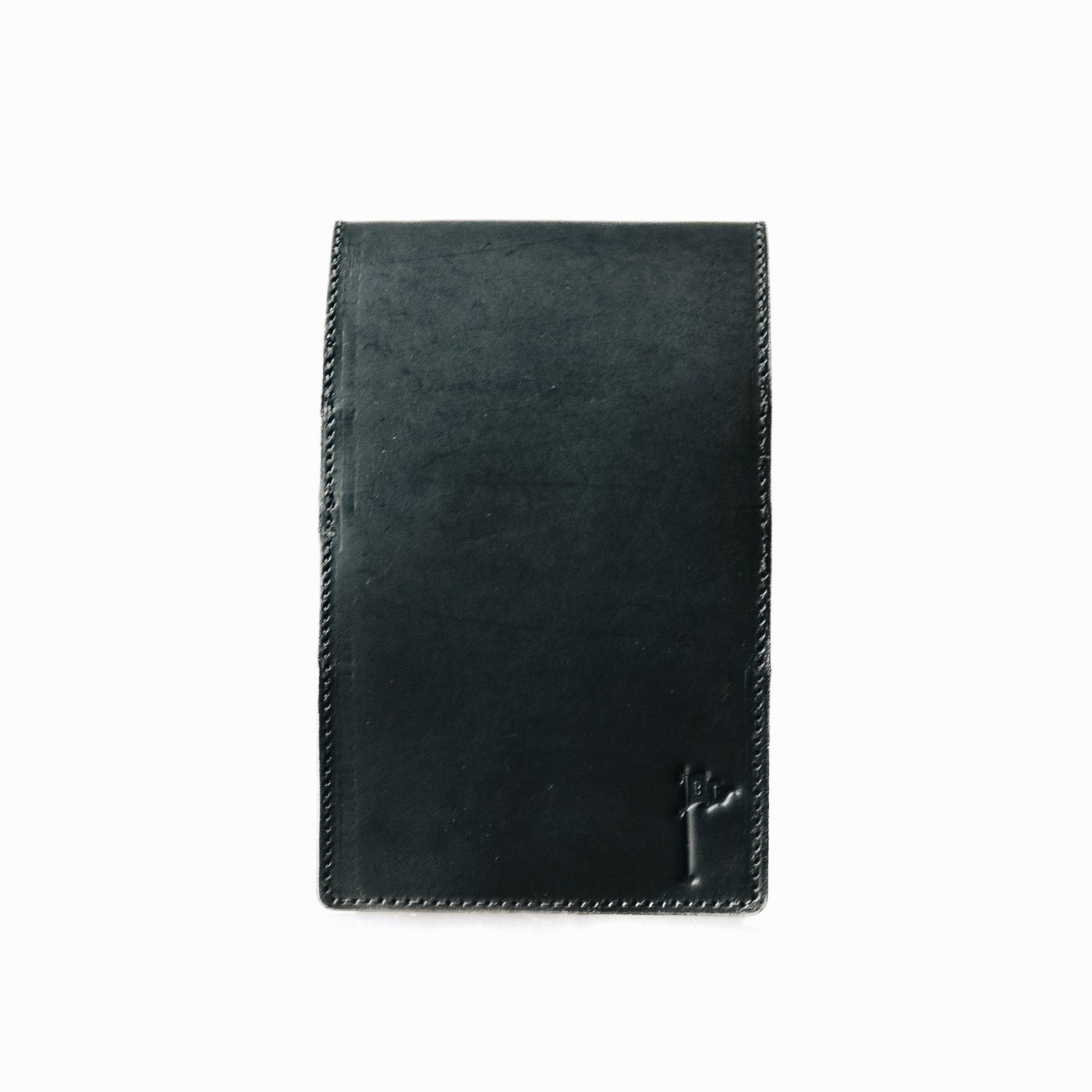 Premium Italian Buttero Leather Golf Yardage Book Cover / Scorecard Holder - Black &middot; view 1 of 1