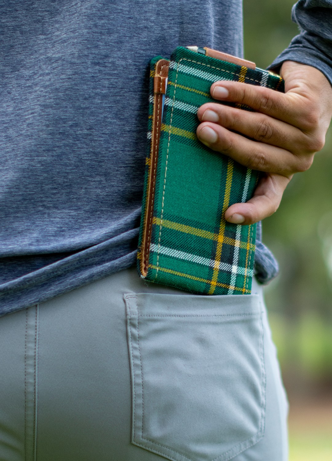 Irish National Tartan Yardage Book Cover &middot; view 2 of 4
